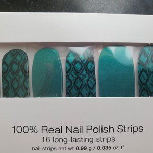 Snake My Day - Mixed Mani Green Shimmer Nail Polish Strips
